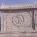 江西 芝麻白花岗岩屏风，照壁，影壁
