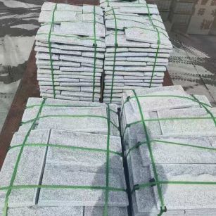 江西 芝麻白蘑菇石装车出货