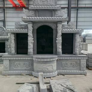 江西 芝麻灰高档墓碑，土墓，可定制
