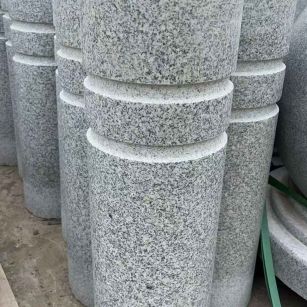 江西 芝麻白花岗岩挡车柱、隔离柱多少钱