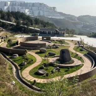 江西仿古石铺装整体效果