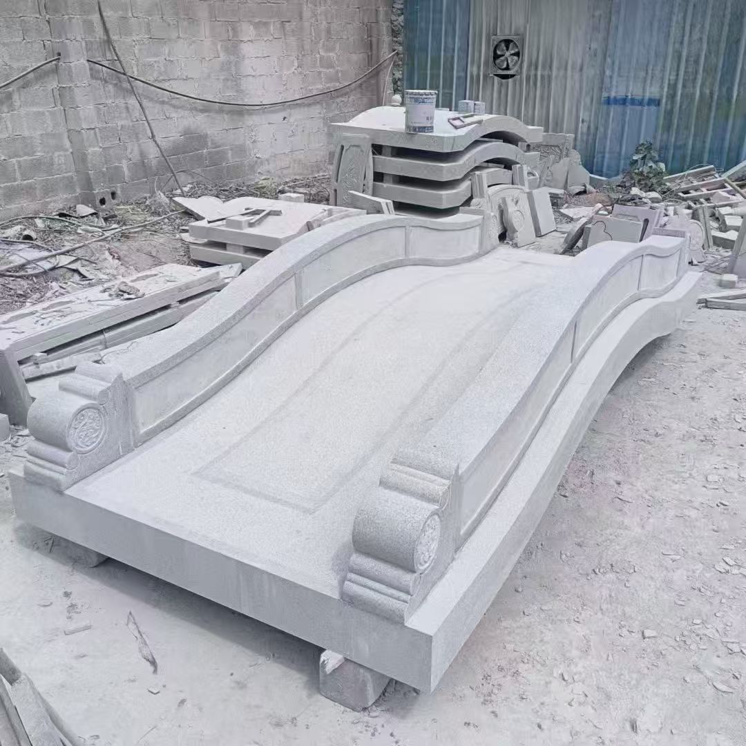 江西 芝麻灰花岗岩园林景观 小石桥