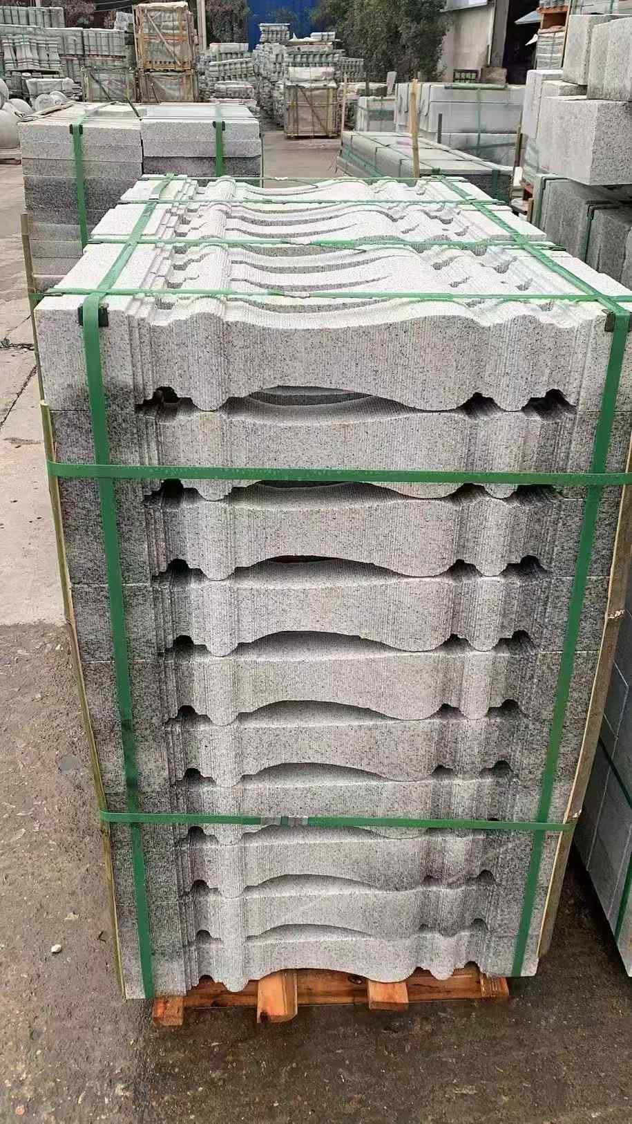 江西 芝麻白方形拉丝面，栏杆花瓶柱