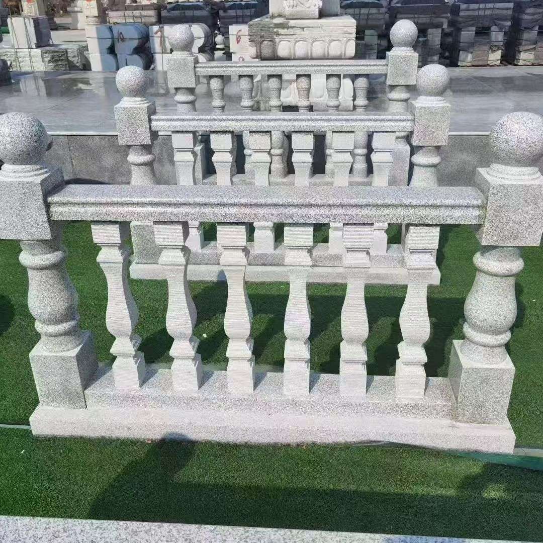 江西 别墅石材栏杆特写