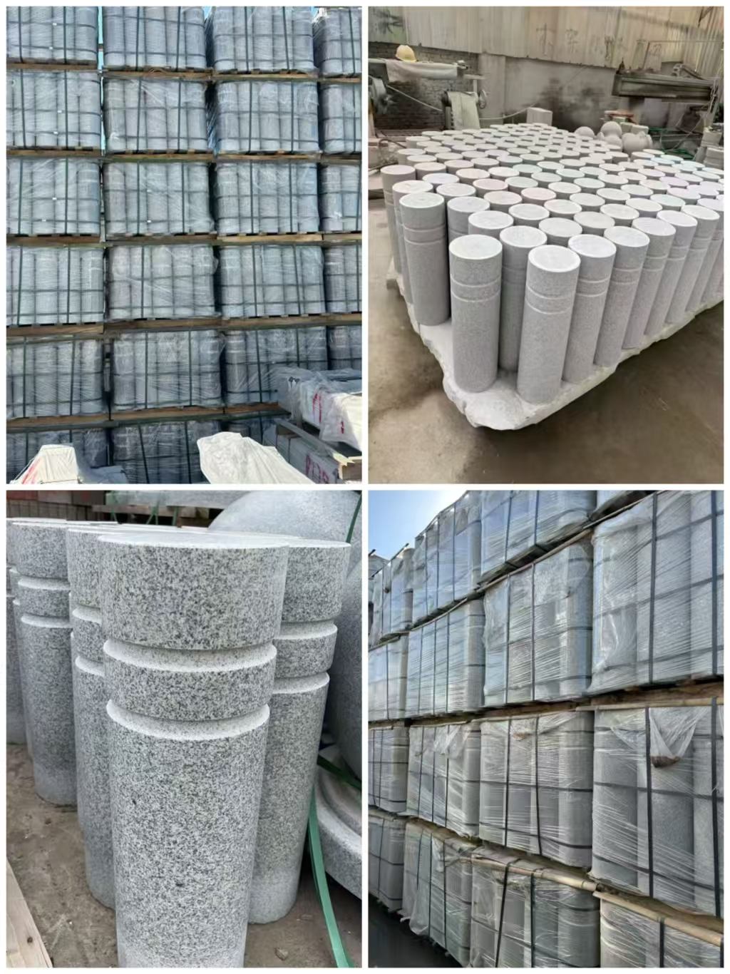 江西 芝麻白花岗岩挡车柱、隔离柱多少钱