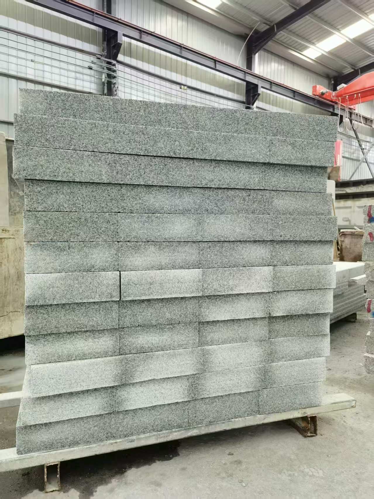 江西 芝麻白10公分300*600广场地铺，A料定制，尺寸标准，厚薄均匀