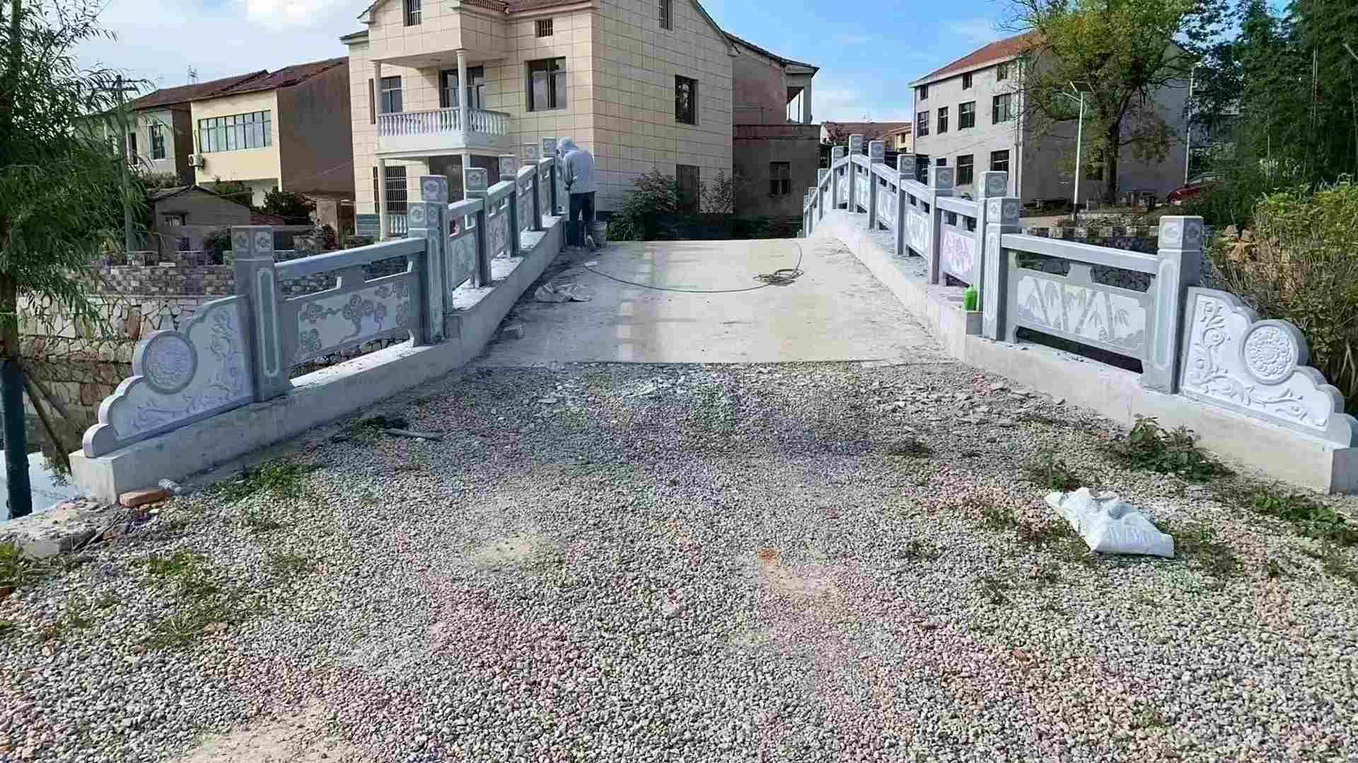 江西 芝麻灰花岗岩桥栏杆